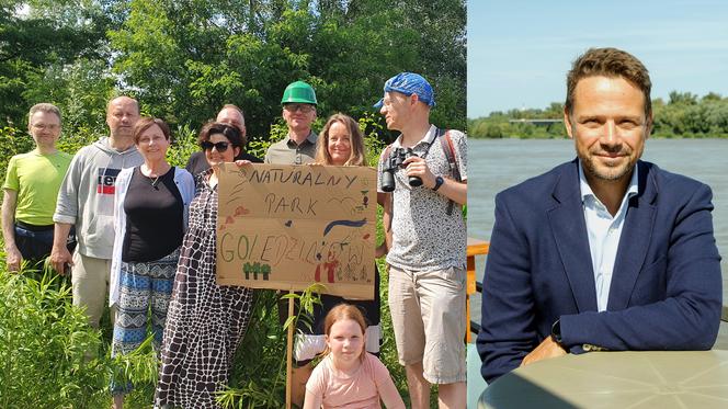 Trzaskowski wymyślił park. Ekolodzy go nie chcą. Awantura o naturę nad Wisłą