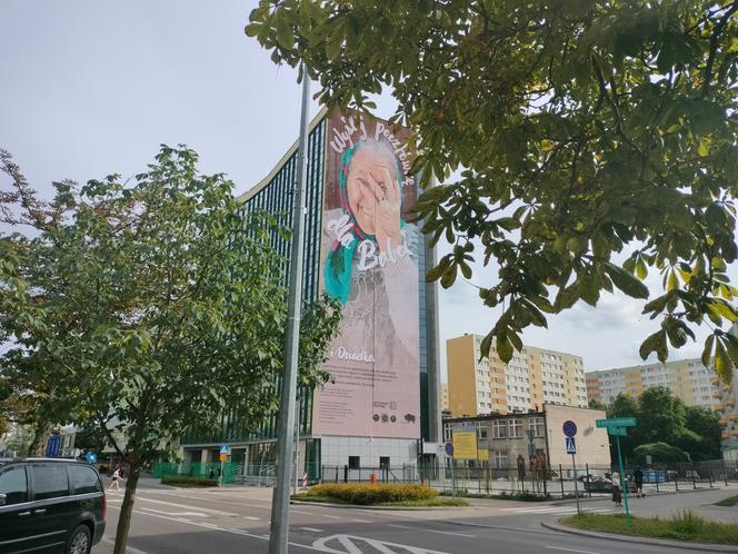 Legenda powróciła do Białegostoku. Słynny mural "Wyślij pocztówkę dla babci" oficjalnie odsłonięty