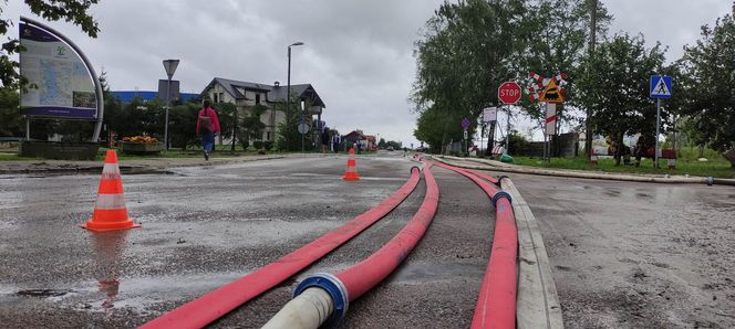 Elbląg i Tolkmicko walczą z żywiołem z wodą