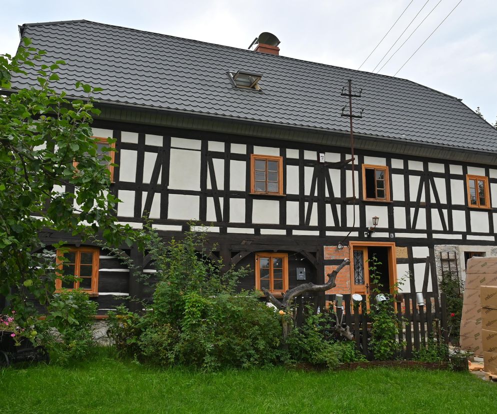 Dom przysłupowy w Wolimierzu - jeszcze w remoncie, ale prawie jak nowy