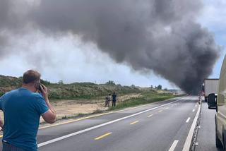 Wypadek na drodze krajowej nr 1 w Bogusławicach