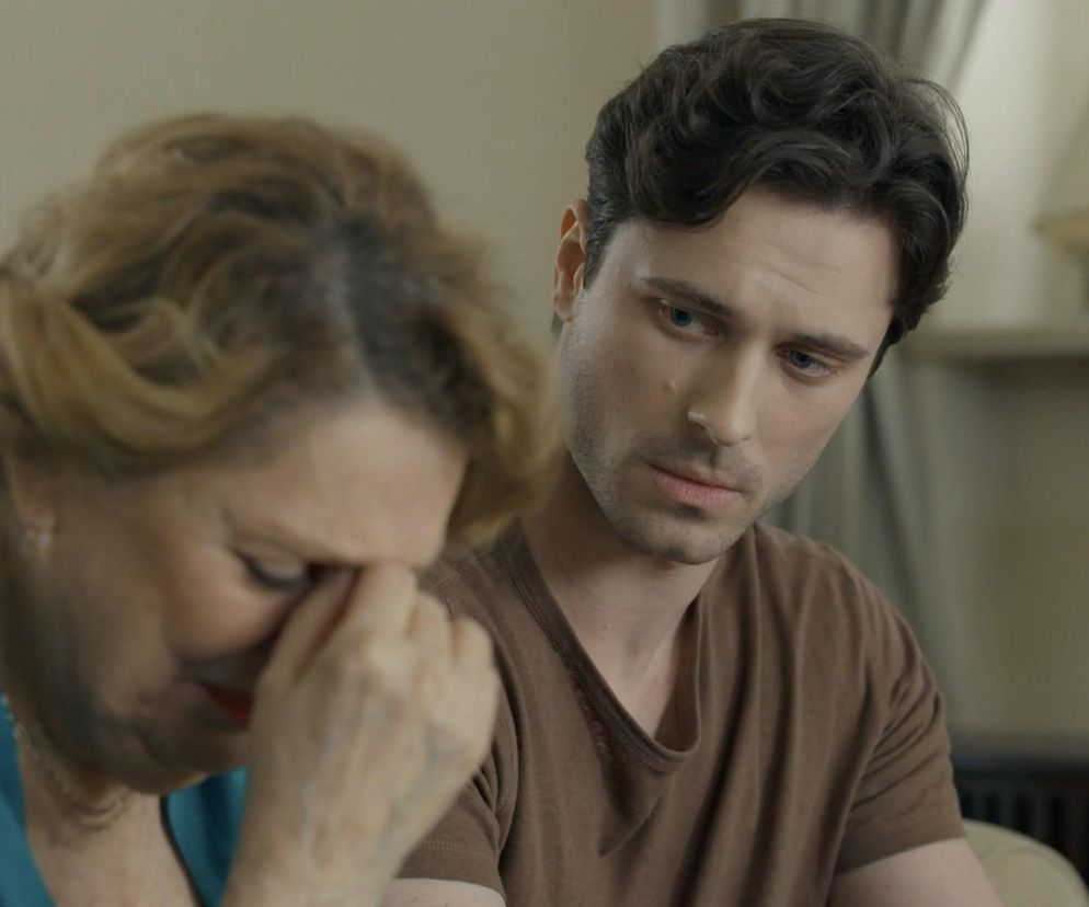 Barwy szczęścia odc. 3201. Józefina Rawiczowa (Elżbieta Jarosik), Cezary (Marcel Opaliński)