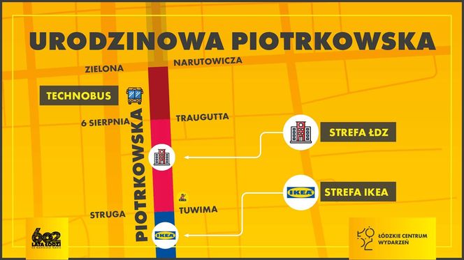 Urodziny Łodzi na Piotrkowskiej 2025