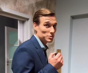 M jak miłość nowy sezon. Olek (Maurycy Popiel) na planie