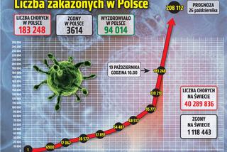 Koronawirus w Polsce (statystyki 19.10.2020 r.)