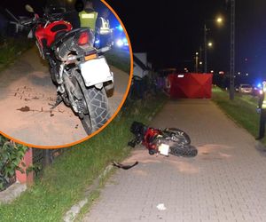 Jechali motocyklem bez kasków. Nie żyje dwoje młodych ludzi