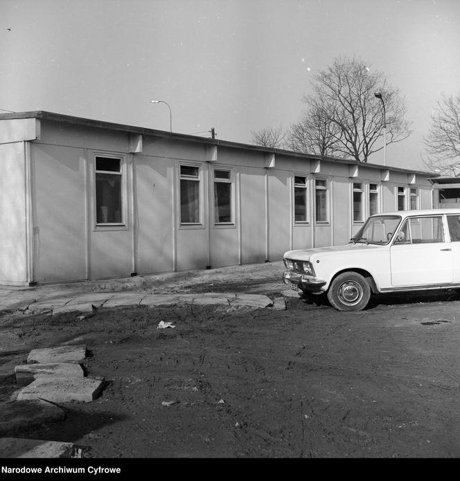 Budowa Trasy Łazienkowskiej w Warszawie 1974