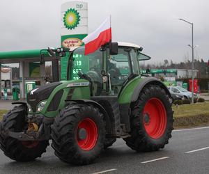 Protest rolników w Pyrzowicach