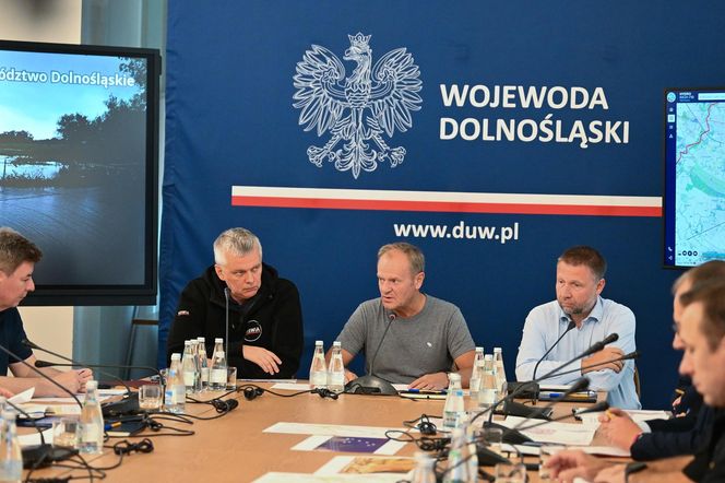 Powódź 2024: Spotkanie premiera z wojewodami