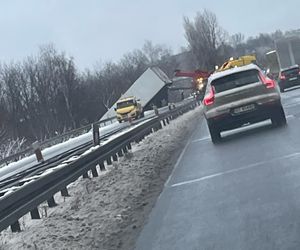 Wypadek na S1 w Sosnowcu
