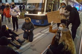 Protest na ul. Gdańskiej w Bydgoszczy