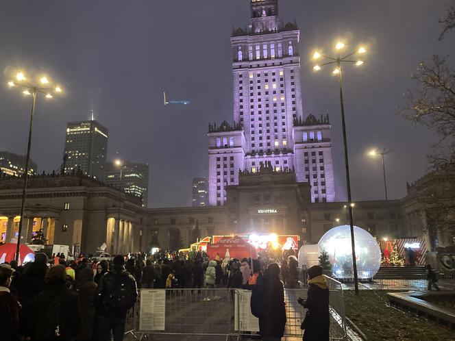 Świąteczna ciężarówka Coca-Coli w Warszawie