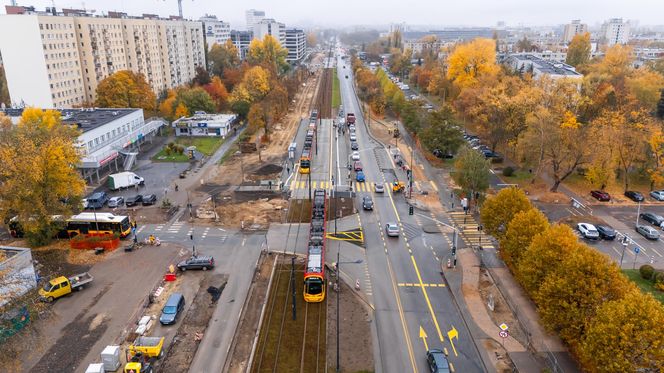 Tramwaj do Wilanowa w Warszawie