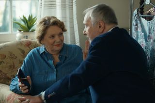 Barwy szczęścia, odcinek 3196. Józefina (Elżbieta Jarosik), Andrzej (Leon Charewicz)