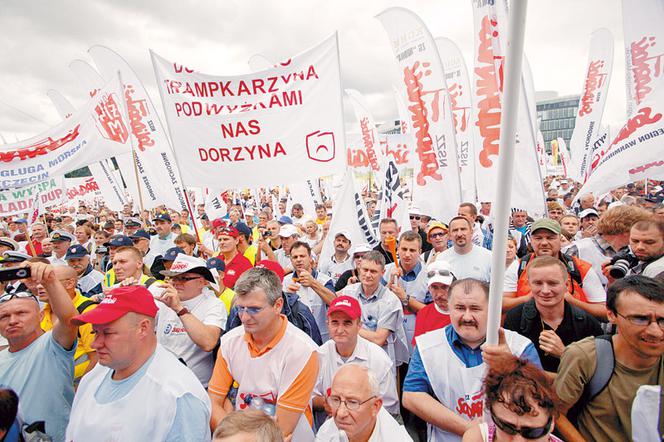 Solidarność zakorkowała stolicę