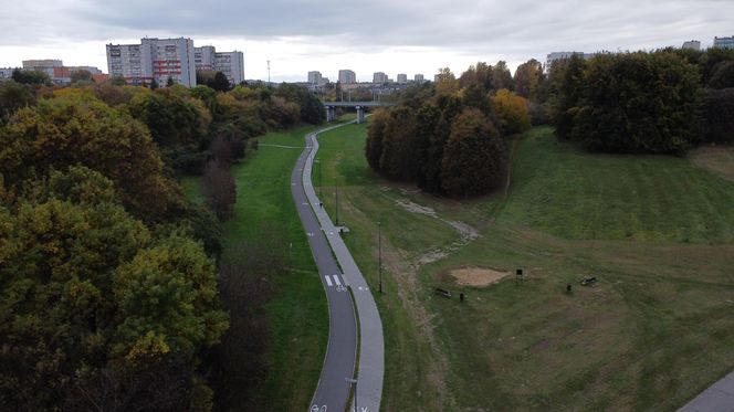 Park Rury w Lublinie w jesiennej odsłonie! Zobacz koniecznie jak teraz wygląda. Zdjęcia z ziemi i nieba