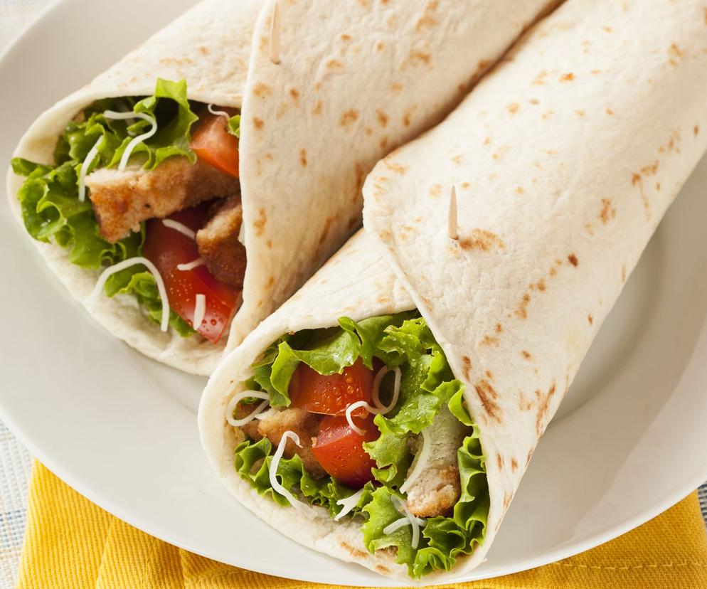 tortilla z kurczakiem w maślance