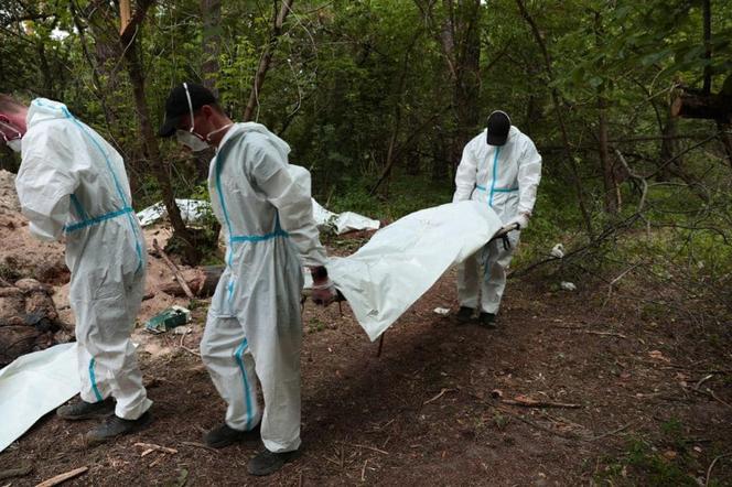 Pod Buczą znaleziono kolejny grób z ciałami cywilów. Mają ślady tortur
