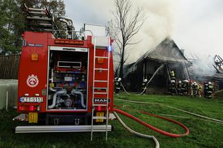 Wielki pożar na Podhalu. Od pioruna spłonął drewniany dom