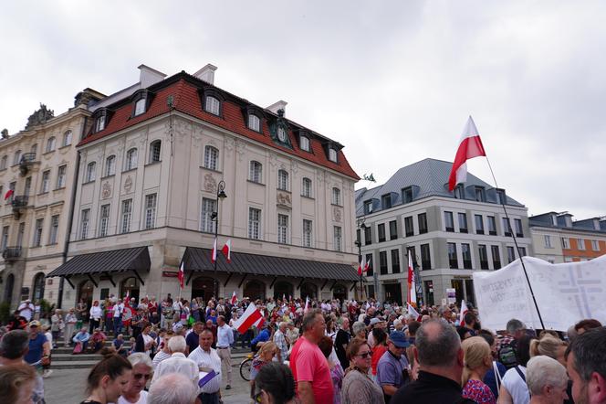 Protest katechetów w Warszawie 21.08.2024