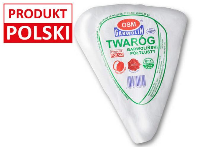 Nabiał w supercenie. Polski Twaróg z Garwolina 1,09 zł/100 g