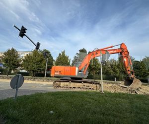 Remont ulicy Podmiejskiej w Kaliszu, wrzesień 2024