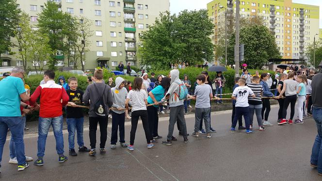 Rekord Polski w przeciąganiu autokaru w Sosnowcu