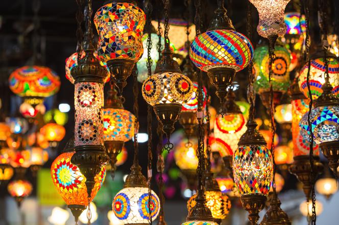 Styl marokański lampiony