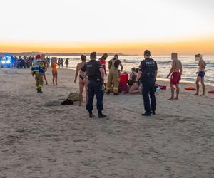 Dramatyczna akcja ratunkowa na plaży w Świnoujściu