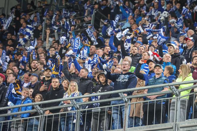 Lech Poznań - Jagiellonia Białystok. Kibice Kolejorza mieli powody do radości