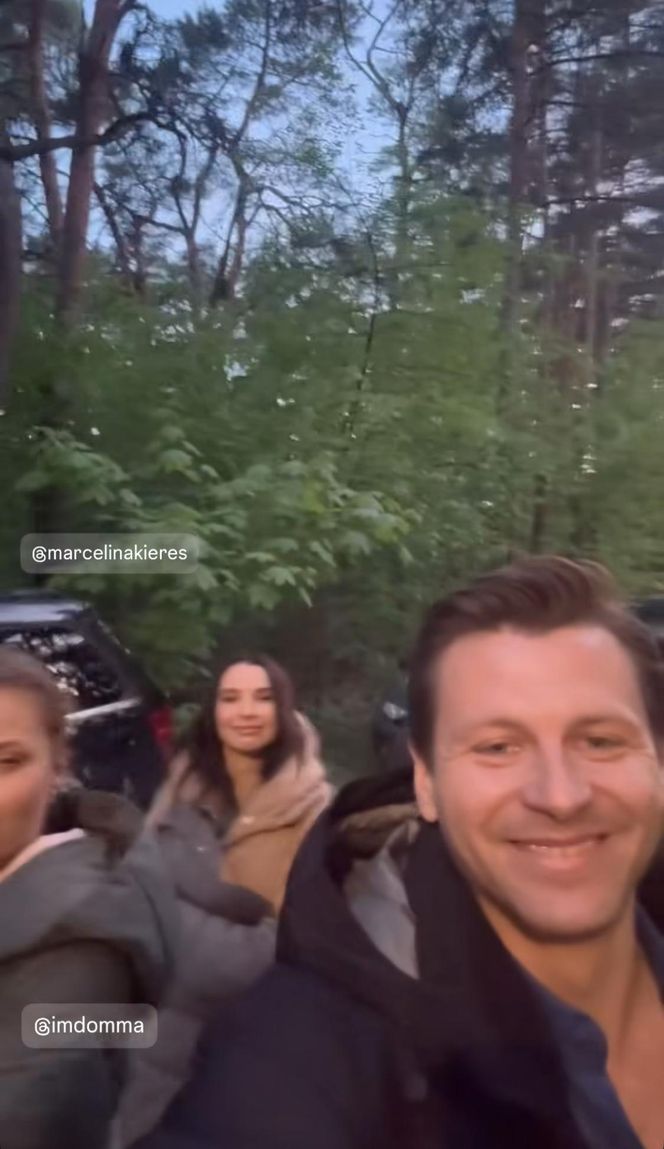 M jak miłość. Paula (Marcelina Kieres), Adam Karski (Patryk Szwichtenberg), Natalka (Dominika Suchecka)