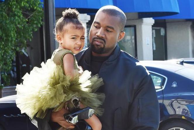 Kanye West z córką North West zdjęcia