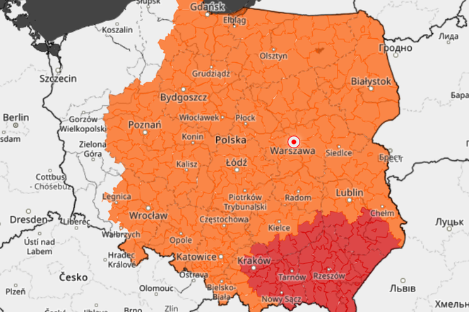 Potężne upały nad Polską! Ostrzeżenie IMGW: 38 stopni na południowym wschodzie