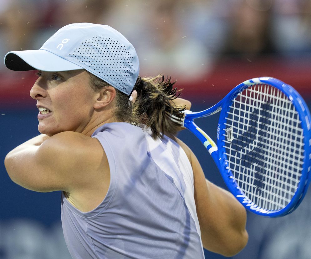 Iga Świątek - Clara Tauson RELACJA NA ŻYWO i wynik meczu. WTA Montreal