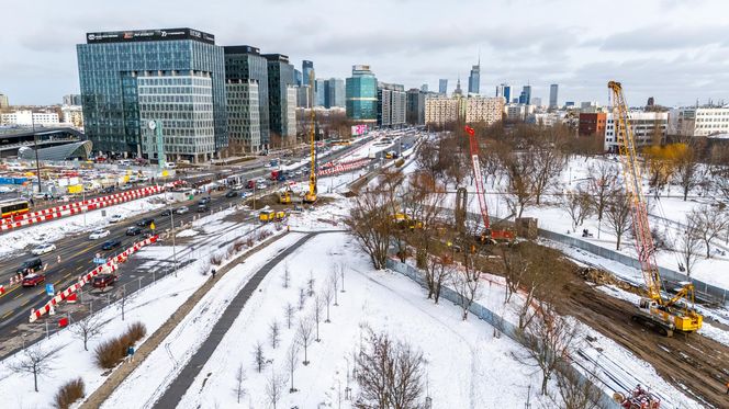 Budowa tramwaju do Dworca Zachodniego w styczniu 2025