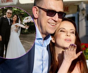 Zdradziły ich obrączki! Teraz Maciej Orłoś i jego młoda żona prostują plotki i ujawniają prawdę o swoim ślubie. Tak wyglądali!
