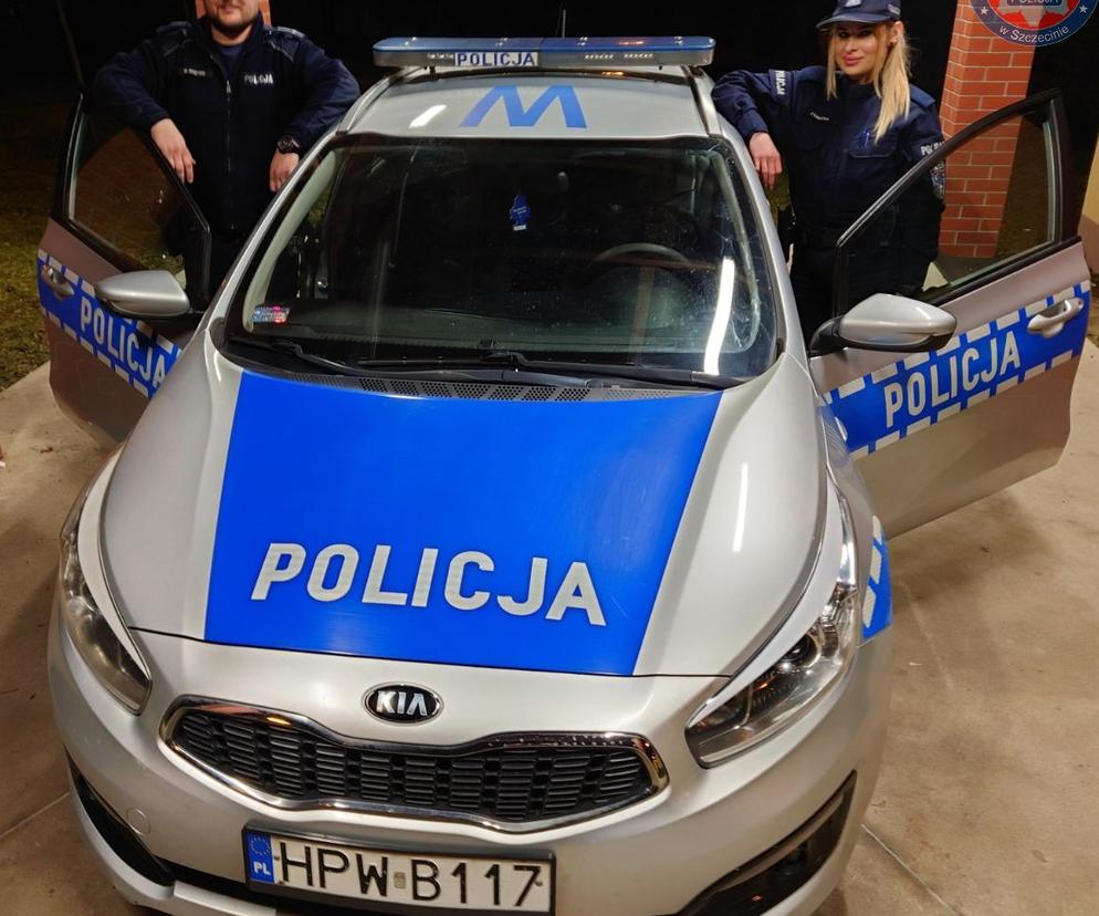 Policjanci ze Szczecina uratowali życie 24-latka