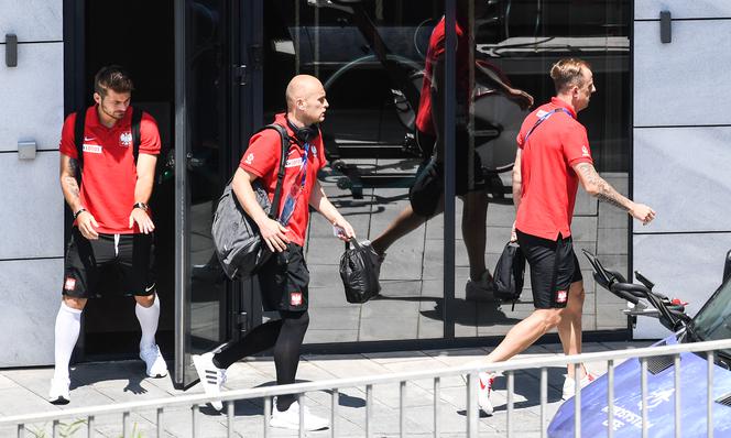 Karol Linetty, Michał Pazdan i Kamil Grosicki