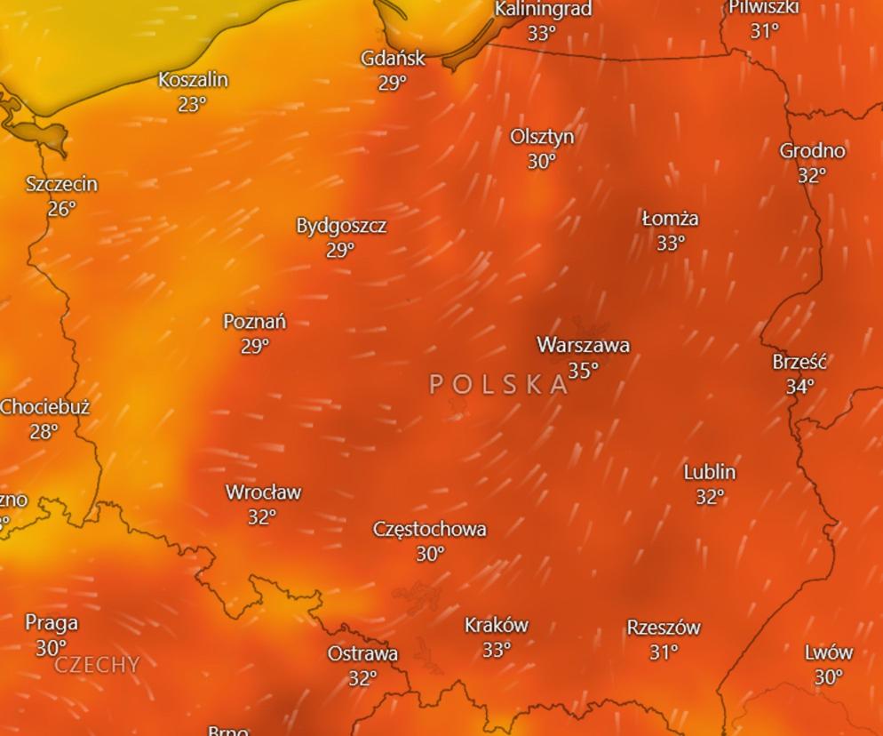 Do Polski nadciąga piekielny upał. Temperatura podskoczy powyżej 35 stopni! Gdzie będzie najgorzej? 