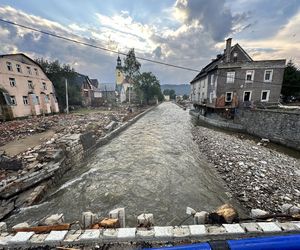 Lądek-Zdrój po przejściu fali powodziowej