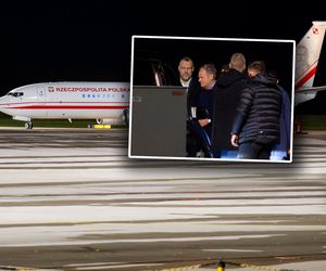 Donald Tusk przyleciał na mecz Litwa - Polska
