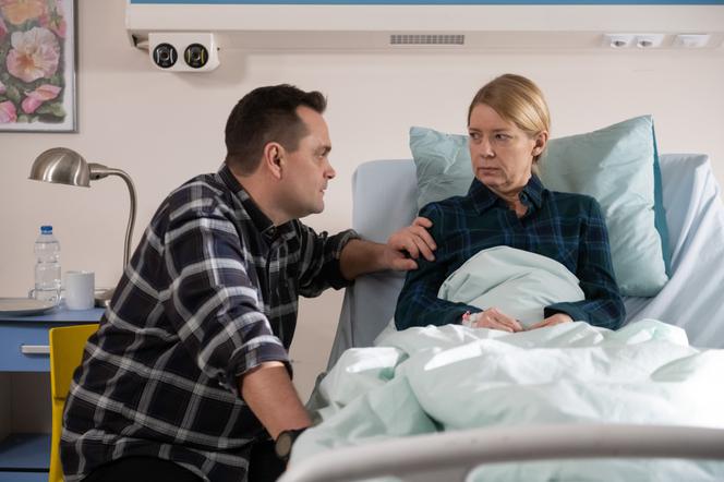 Na Wspólnej odc. 3090. Renata (Marta Jankowska), Sławek (Mariusz Słupiński)