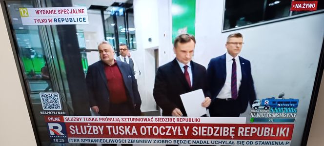 Zbigniew Ziobro w studio TV Republika