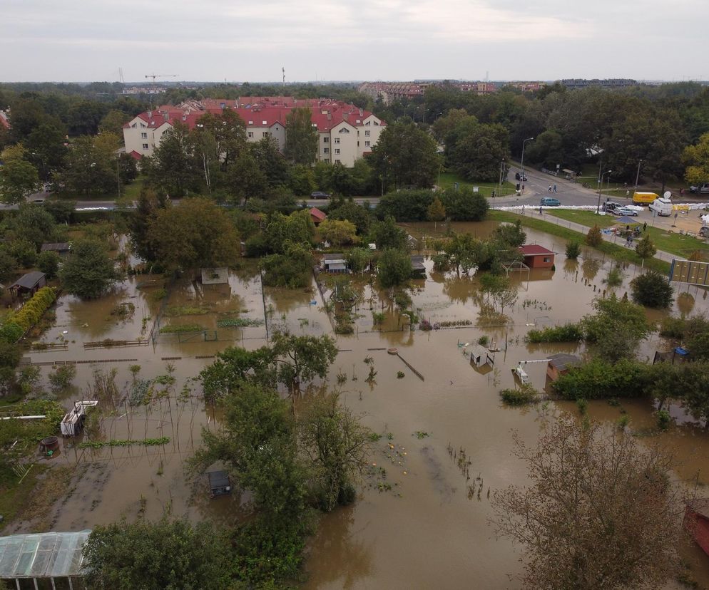  Fala powodziowa we Wrocławiu. Podtopienia na osiedlu Stabłowice