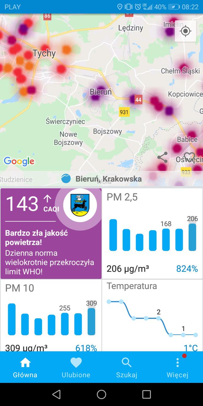 Fatalna jakość powietrza na Śląsku! [ZDJĘCIA]