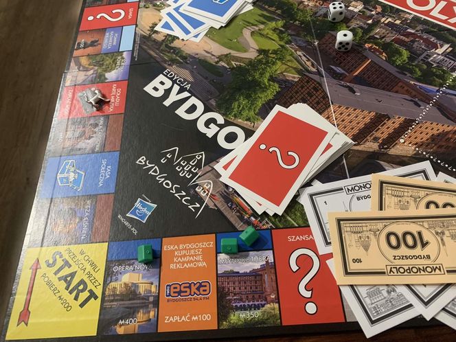 Premiera Monopoly Bydgoszcz. Na planszy jest wszystko co najlepsze w mieście. Polubicie pole Eski Bydgoszcz? 