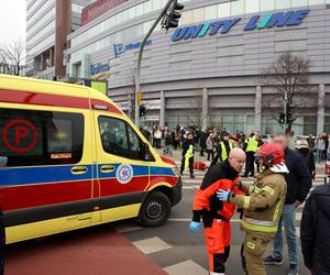 Wypadek w Szczecinie plac Rodła 