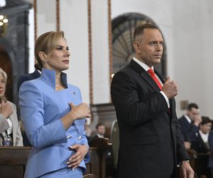 Gwiazda Barw szczęścia czyta w kościele na mszy za Karola Nawrockiego! Mówią, że to aktorka Rydzyka