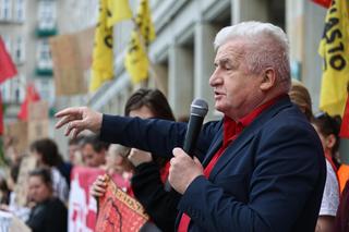 Protest przeciwko programowi Mieszkanie na Start w Warszawie