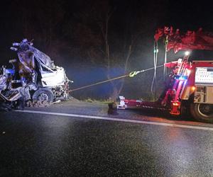 Spalone ciało leżało na drodze. Koszmarny wypadek na autostradzie A4 w Zabrzu